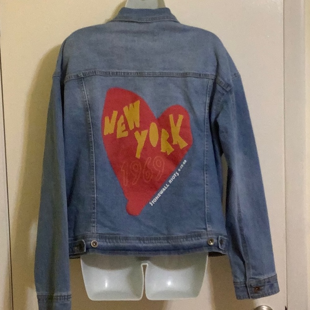 Denim Jacket Take Pride New York Stonewall Riots 1969